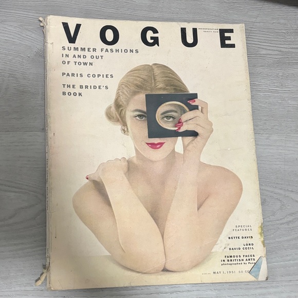 Other - Vintage Vogue Magazine Cover Art